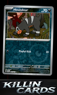 Reverse Holofoil Houndour 062/131 Pokemon Common SV: Prismatic Evolutions Card N