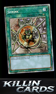 1st Edition Shrink (Quarter Century Secret Rare) RA03-EN162 YuGiOh Quarter Centu