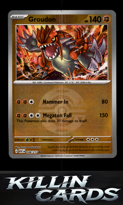 Reverse Holofoil Groudon (Dusk Ball) 108/217 Pokemon Rare ME: Ascended Heroes Ca