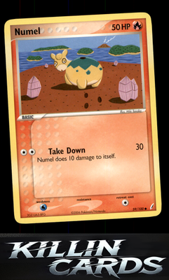 Numel 59/100 Pokemon Common Crystal Guardians Card LP