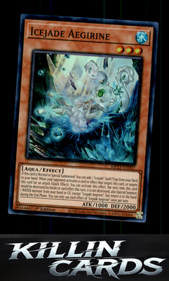 1st Edition Icejade Aegirine MP23-EN007 YuGiOh Super Rare 25th Anniversary Tin: