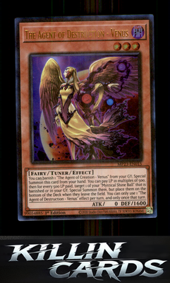 1st Edition The Agent of Destruction - Venus MP23-EN015 YuGiOh Ultra Rare 25th A