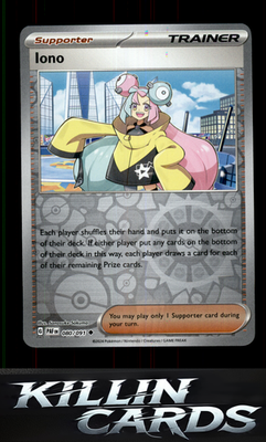 Reverse Holofoil Iono - 080/091 080/091 Pokemon Uncommon SV: Paldean Fates Card