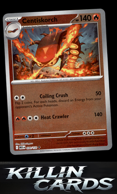 Reverse Holofoil Centiskorch 030/132 Pokemon Uncommon ME01: Mega Evolution Card
