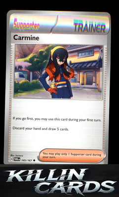 Carmine - 145/167 145/167 Pokemon Uncommon SV06: Twilight Masquerade Card NM
