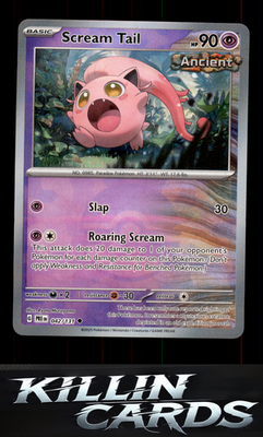 Scream Tail 042/131 Pokemon Uncommon SV: Prismatic Evolutions Card NM