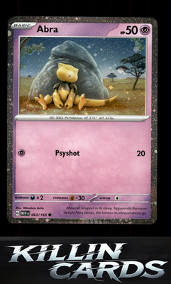 Abra - 063/165 (Cosmos Holo) 063/165 Pokemon Promo Miscellaneous Cards & Product