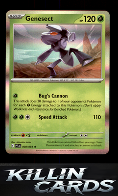 Genesect 008/094 Pokemon Rare ME02: Phantasmal Flames Card NM