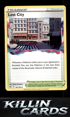 Lost City 161/196 Pokemon Uncommon SWSH11: Lost Origin Card NM