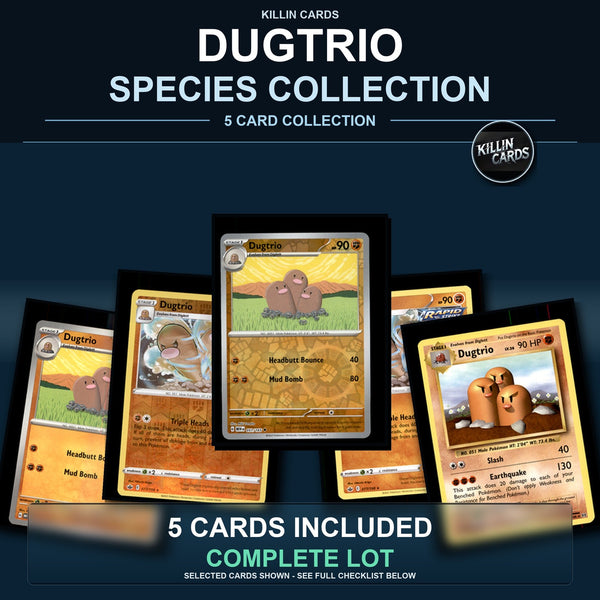 Pokemon TCG Dugtrio Species Collection 5 Different Cards