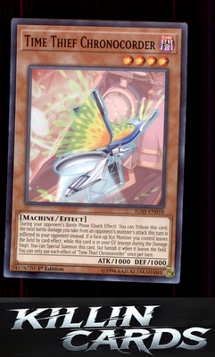 1st Edition Time Thief Chronocorder IGAS-EN018 YuGiOh Common Ignition Assault Ca