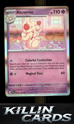 Alcremie 065/142 Pokemon Rare SV07: Stellar Crown Card NM