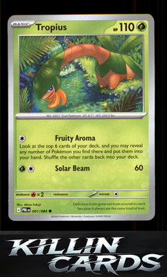 Tropius 001/084 Pokemon Common ME05: Pitch Black Card NM
