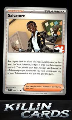 Salvatore - 160/162 160/162 Pokemon Uncommon SV05: Temporal Forces Card NM