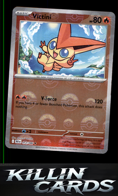 Victini (Poke Ball Pattern) 012/086 Pokemon Rare SV: Black Bolt Card NM