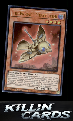 1st Edition Tri-Brigade Mercourier SDAZ-EN001 YuGiOh Ultra Rare Structure Deck: