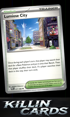 Lumiose City - 077/088 077/088 Pokemon Uncommon ME03: Perfect Order Card NM