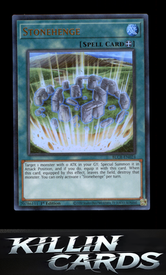 1st Edition Stonehenge BLCR-EN024 YuGiOh Ultra Rare Battles of Legend: Crystal R