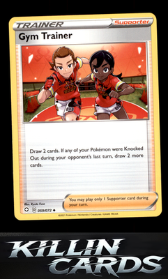 Gym Trainer 059/072 Pokemon Uncommon Shining Fates Card NM