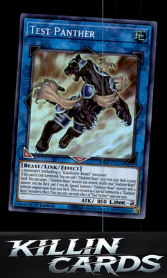 1st Edition Test Panther MP20-EN176 YuGiOh Super Rare 2020 Tin of Lost Memories