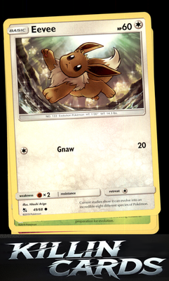 Eevee (49) 49/68 Pokemon Common Hidden Fates Card LP