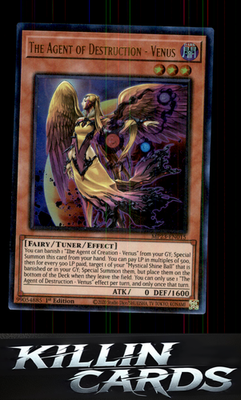 1st Edition The Agent of Destruction - Venus MP23-EN015 YuGiOh Ultra Rare 25th A