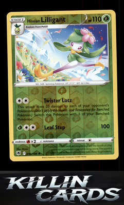 Reverse Holofoil Hisuian Lilligant 016/189 Pokemon Holo Rare SWSH10: Astral Radi