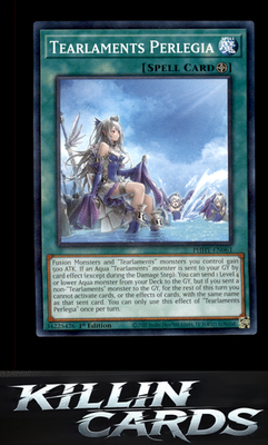 1st Edition Tearlaments Perlegia PHHY-EN061 YuGiOh Common Photon Hypernova Card