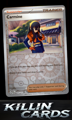 Reverse Holofoil Carmine 103/131 Pokemon Uncommon SV: Prismatic Evolutions Card