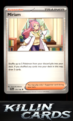 Miriam - 179/198 179/198 Pokemon Uncommon SV01: Scarlet & Violet Base Set Card N