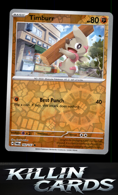 Reverse Holofoil Timburr - 103/167 103/167 Pokemon Common SV06: Twilight Masquer