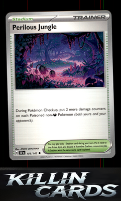 Perilous Jungle 156/162 Pokemon Uncommon SV05: Temporal Forces Card NM