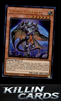 1st Edition S-Force Lapcewell MP23-EN012 YuGiOh Ultra Rare 25th Anniversary Tin: