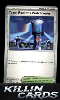 Team Rocket's Watchtower 180/182 Pokemon Uncommon SV10: Destined Rivals Card NM