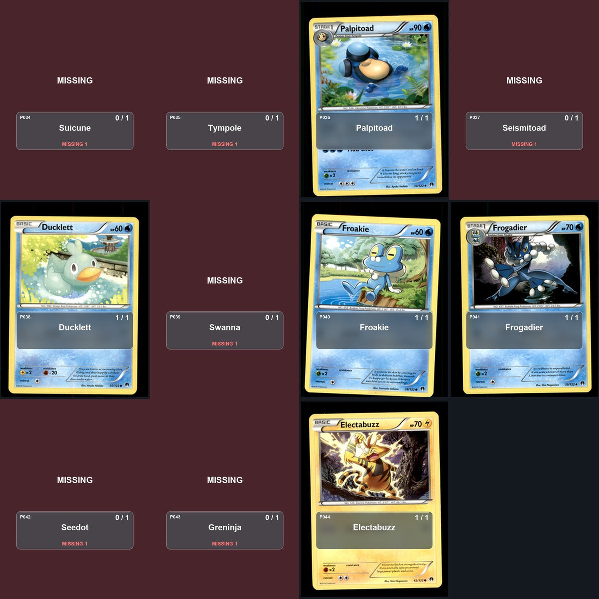 Pokemon TCG XY - BREAKpoint C/UC/R Standard Set 25 Cards