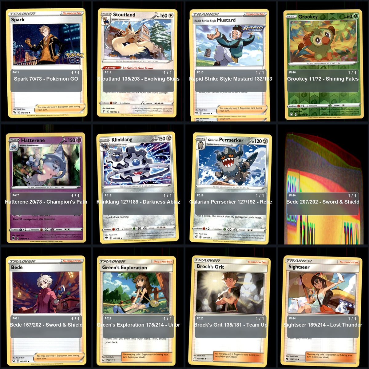 Pokemon TCG Naoki Saito Artist Collection 58 Cards Lot