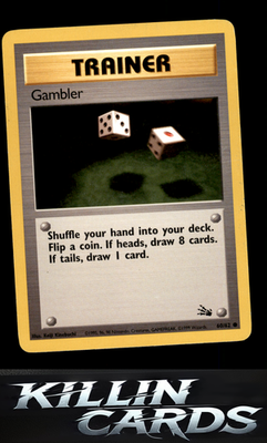 Gambler 60/62 Pokemon Common Fossil Card DM
