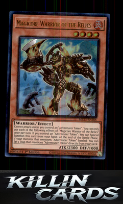 1st Edition Magicore Warrior of the Relics MP23-EN266 YuGiOh Ultra Rare 25th Ann