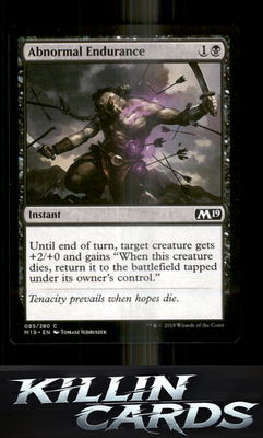 Abnormal Endurance 85 Magic C Core Set 2019 Card NM