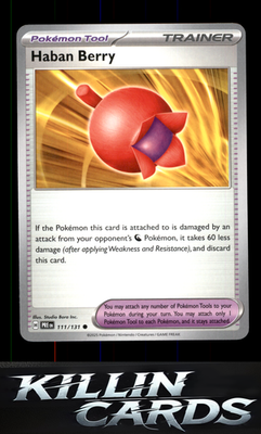 Haban Berry (Poke Ball Pattern) 111/131 Pokemon Common SV: Prismatic Evolutions