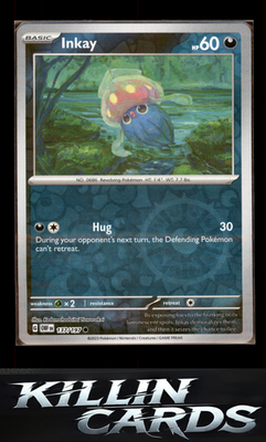 Reverse Holofoil Inkay 137/197 Pokemon Common SV03: Obsidian Flames Card NM