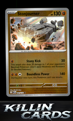 Reverse Holofoil Stonjourner 081/132 Pokemon Uncommon ME01: Mega Evolution Card