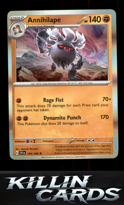 Annihilape 109/198 Pokemon Rare SV01: Scarlet & Violet Base Set Card NM