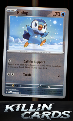 Reverse Holofoil Piplup - 027/094 027/094 Pokemon Common ME02: Phantasmal Flames
