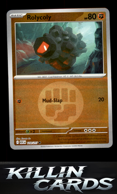 Reverse Holofoil Rolycoly (Energy Symbol Pattern) 118/217 Pokemon Common ME: Asc