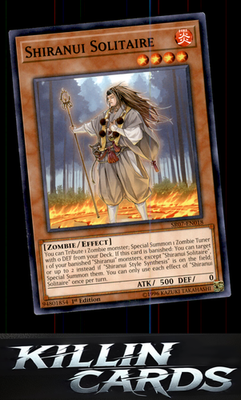 1st Edition Shiranui Solitaire SR07-EN018 YuGiOh Common Structure Deck: Zombie H