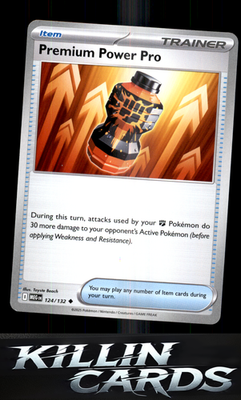 Premium Power Pro - 124/132 124/132 Pokemon Uncommon ME01: Mega Evolution Card N