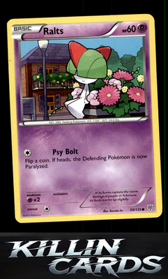 Ralts 59/135 Pokemon Common Plasma Storm Card NM