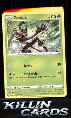 Zarude 027/264 Pokemon Uncommon SWSH08: Fusion Strike Card NM