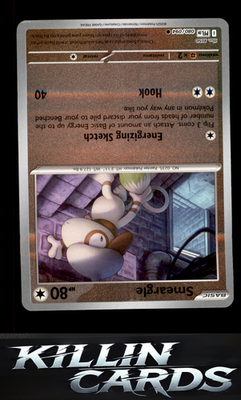 Reverse Holofoil Smeargle 080/094 Pokemon Common ME02: Phantasmal Flames Card NM